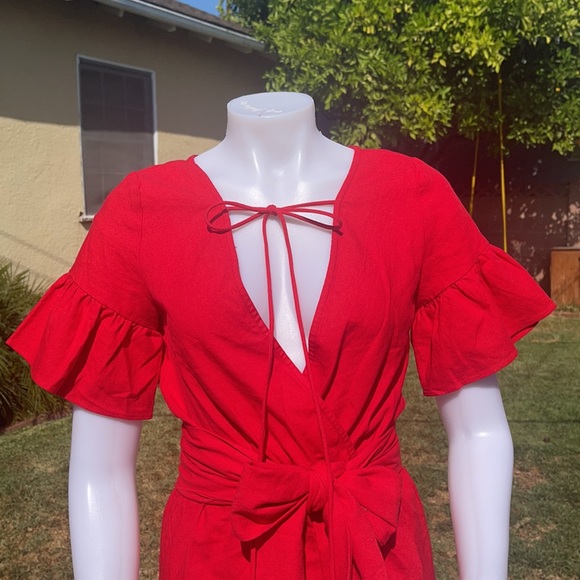 NWT Sabo Skirt Aquilla Dress - Red - Picture 3 of 13